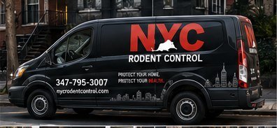 NYC Rodent Control branded service van