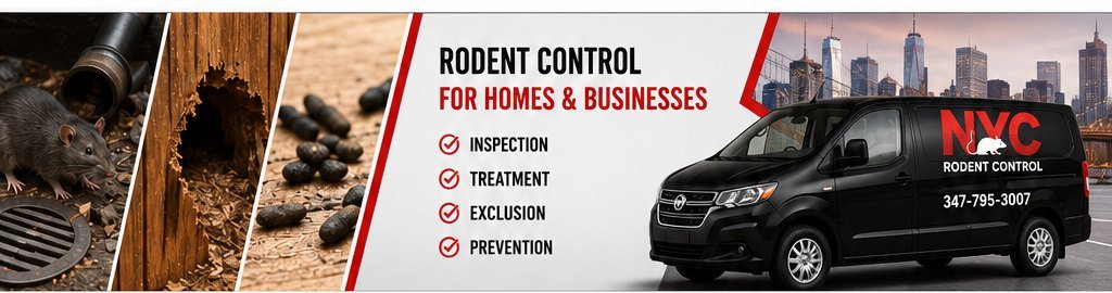 Rodent control for homes and businesses — inspection, treatment, exclusion, prevention